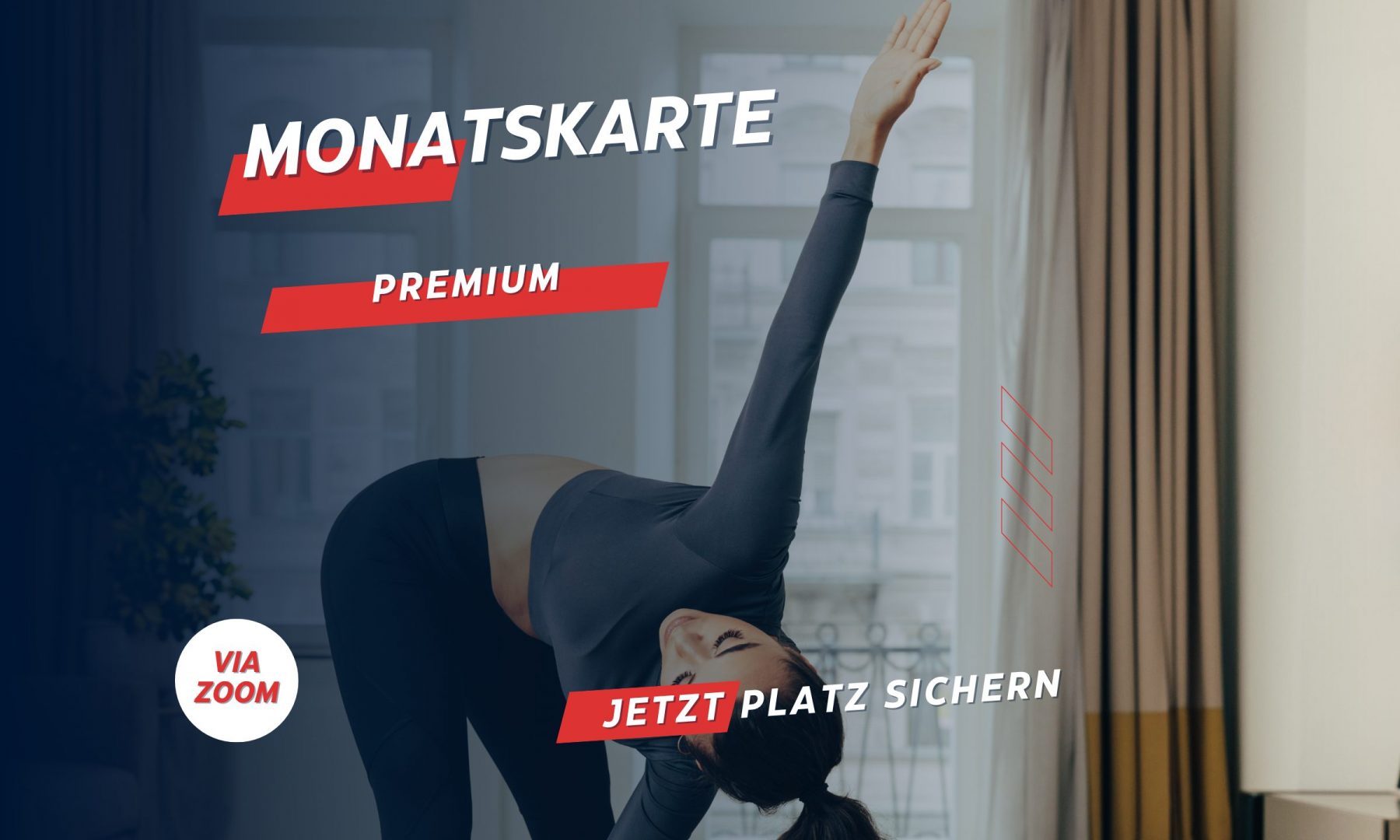 Flexible Yoga Monatskarte für Online Live Kurse